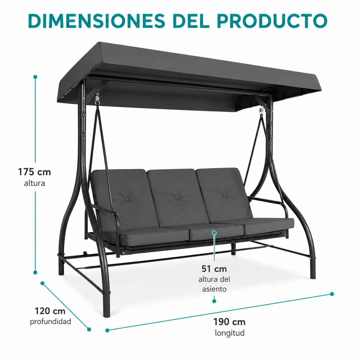 Balansoar Veranda Pro — imagine 10
